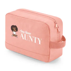 ClaireaBella Personalised Relaxed Aunty Toiletry Bag