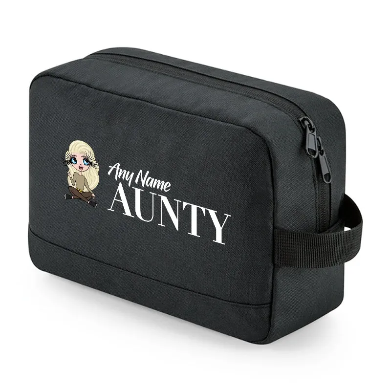 ClaireaBella Personalised Relaxed Aunty Toiletry Bag