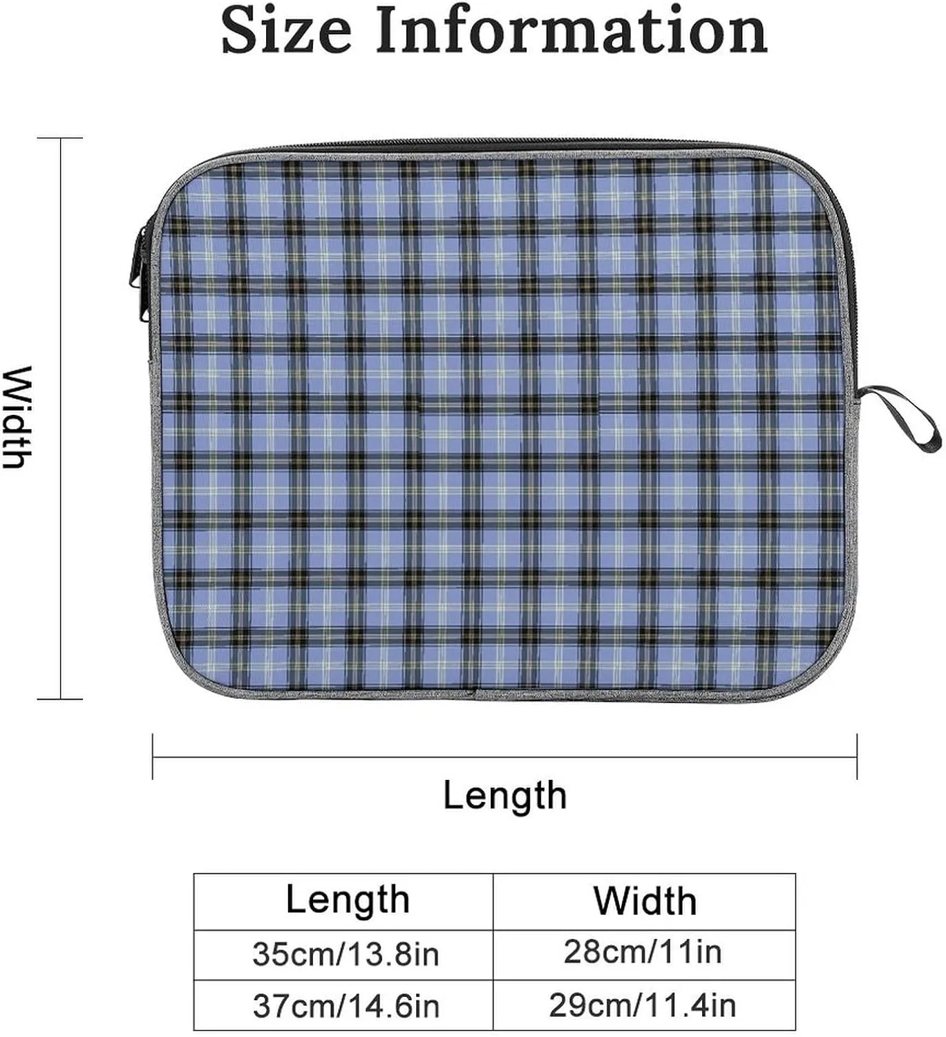 Clan MacArthur Arthur Large Capacity Portable Laptop Case Unisex