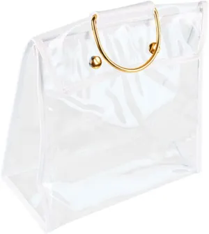 Clear Handbag Organizer Durable Transparent Bag Holder with Hook Fashionable Design for Dust Protection and Convenient Storage