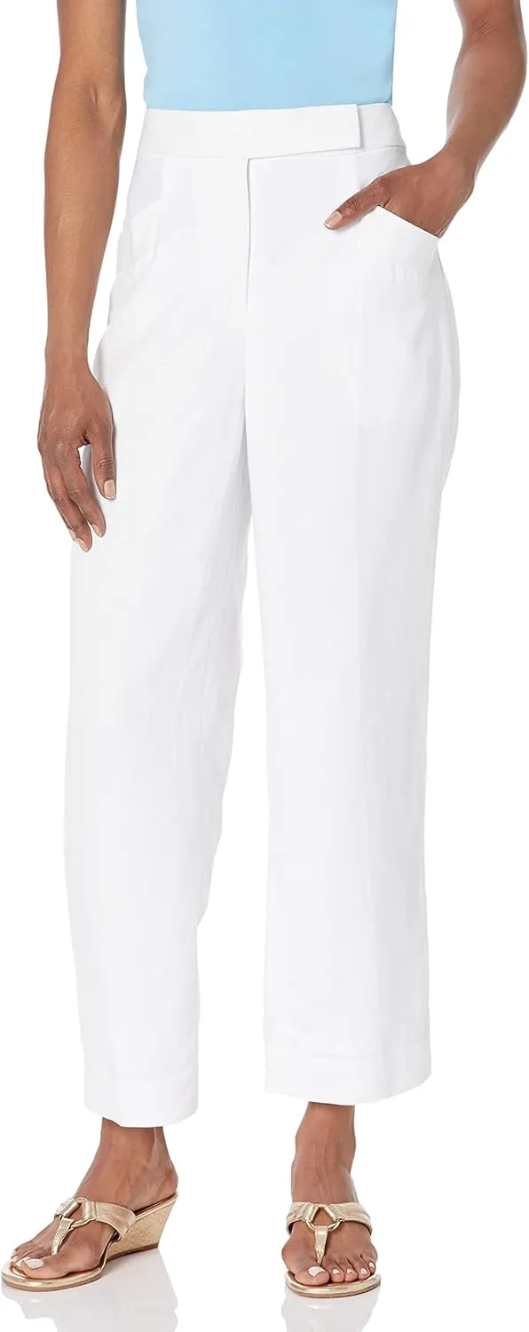 Club Monaco Women's Linen Bl Trsr