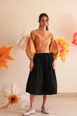 Coal Rivet Skirt