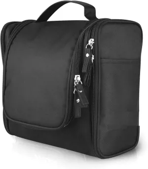 color black Travel Toiletry Hanging Cosmetic Makeup Bag Organizer Large Capacity Bag Case Mikalo Makeup organizer Make up organizator Storage organizer Makeup drawer organizer