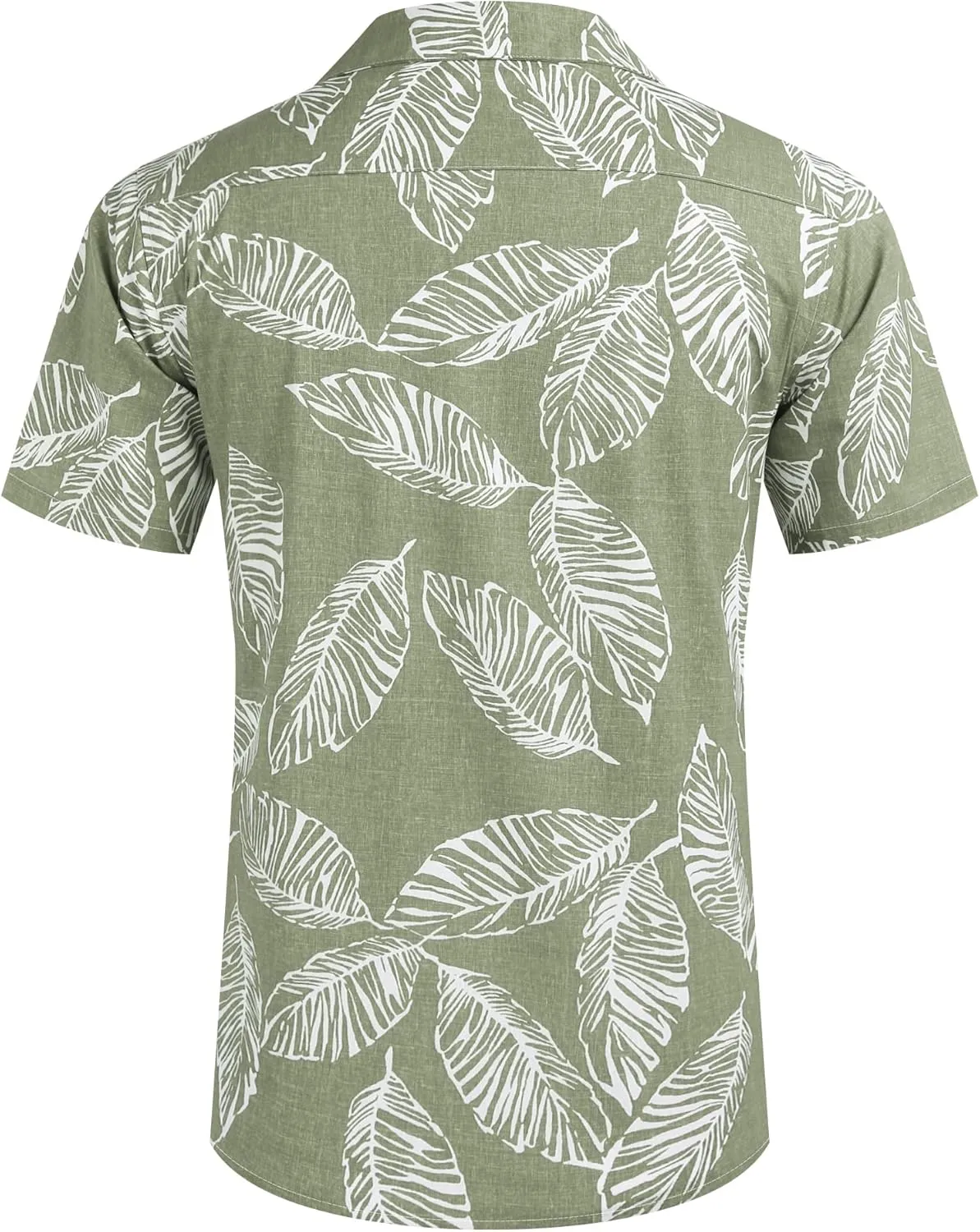 COOFANDY Men's Hawaiian Floral Shirts Cotton Linen Button Down Tropical Holiday Beach Shirts