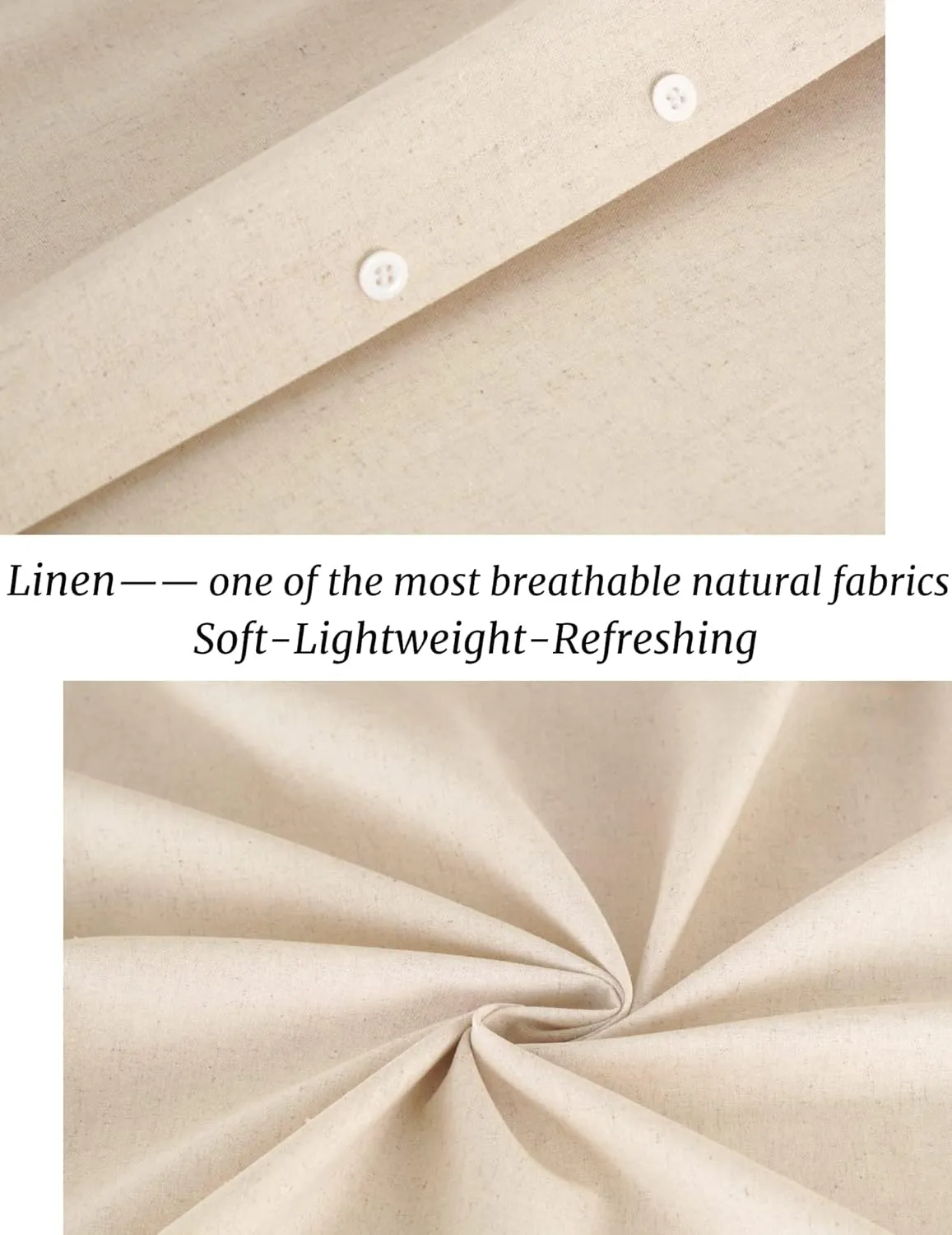 COOFANDY Men's Linen Casual Short Sleeve Shirt Button Down Summer Beach Wedding Shirts