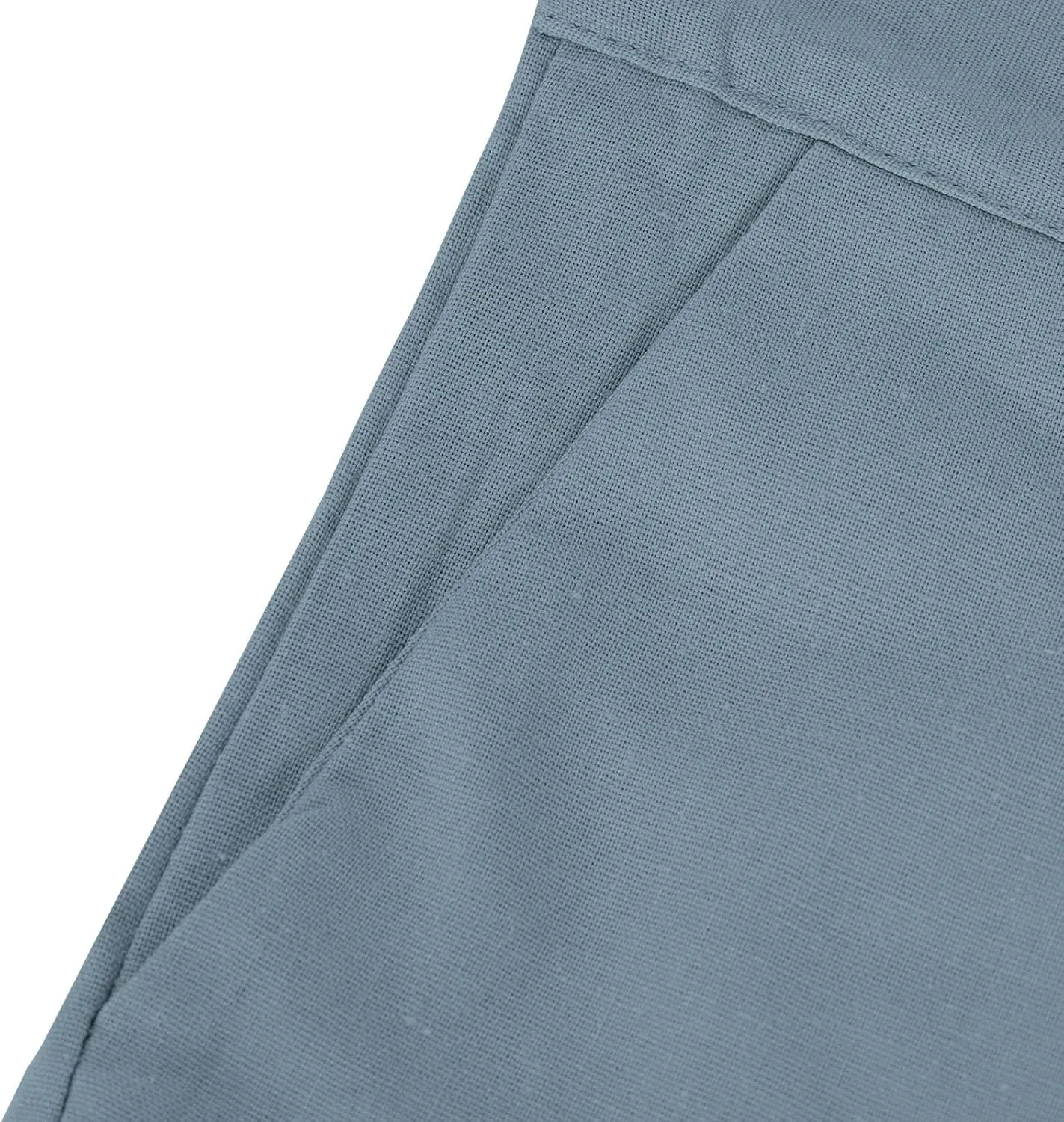Cotton Linen Palazzo Pants for Women Fashion Side Paperbag Wide Leg Pants Casual Loose Elegant Solid Irregular Trousers
