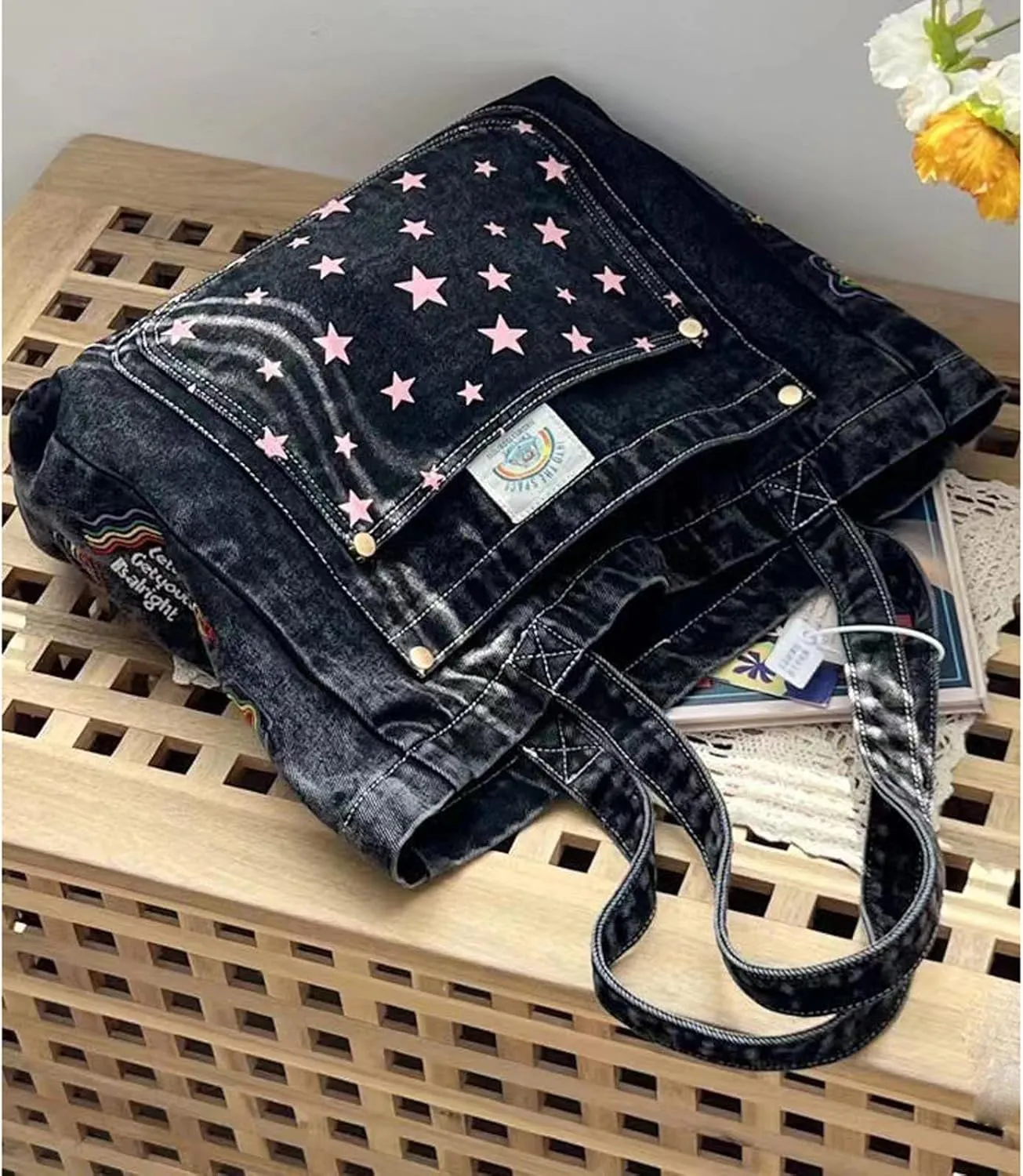 Cowboy Aesthetics Women's Handbag, Large Capacity Work Bag, Y2K Bag