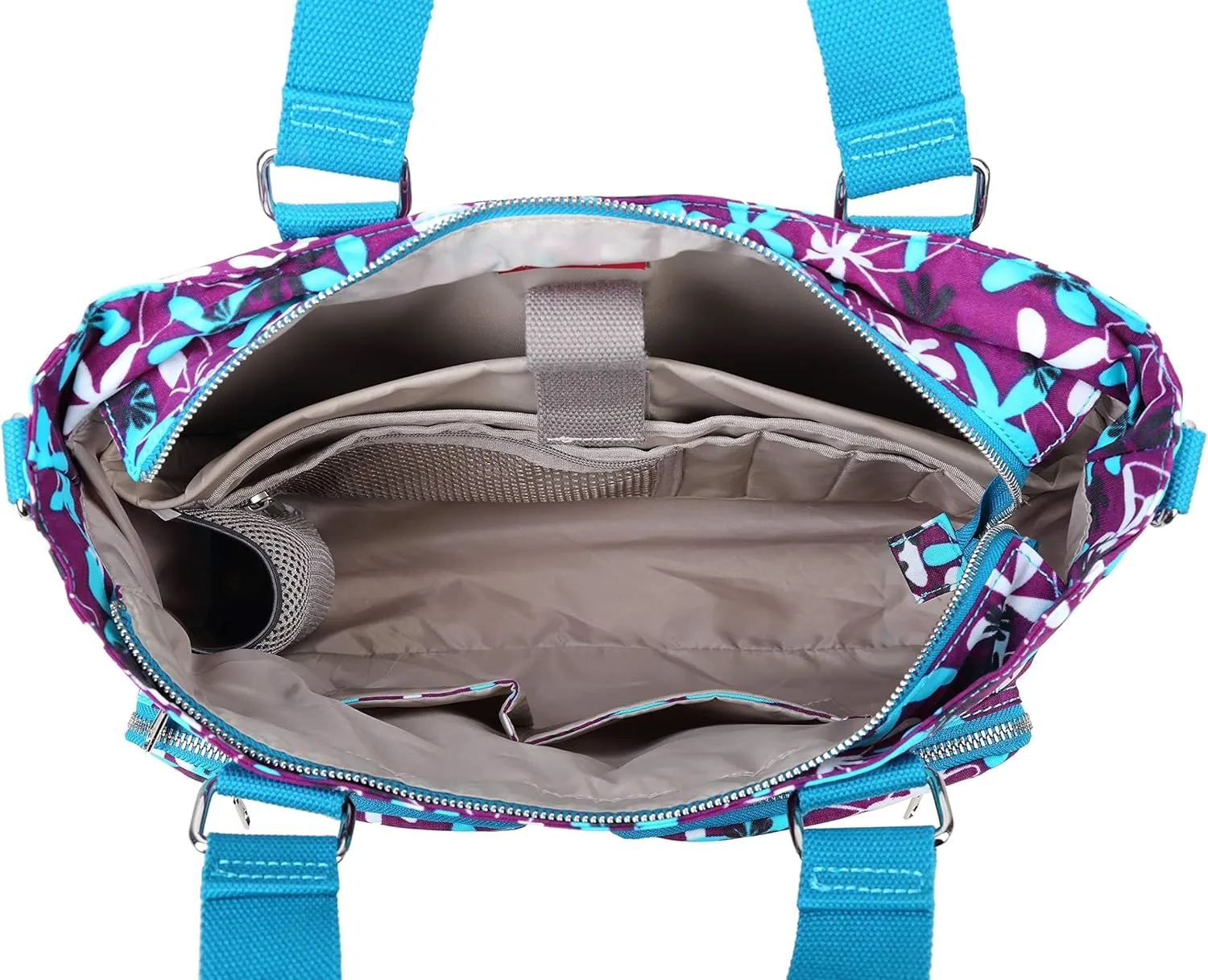 Crest Design Nylon Laptop Shoulder Bag Handbag Teacher Nurse Tote Organizer Travel Work Bag Purse