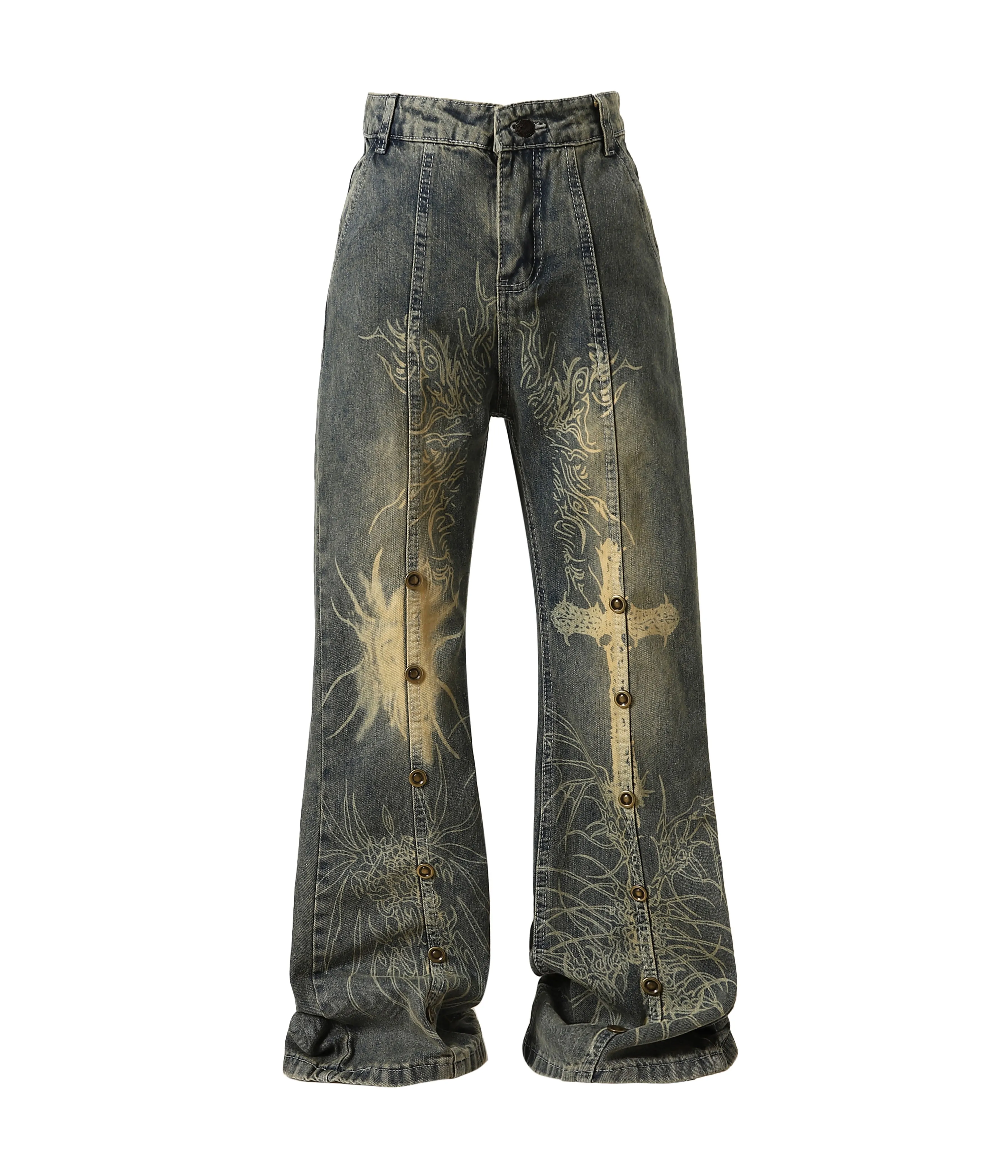 CROSS FLARE DENIM