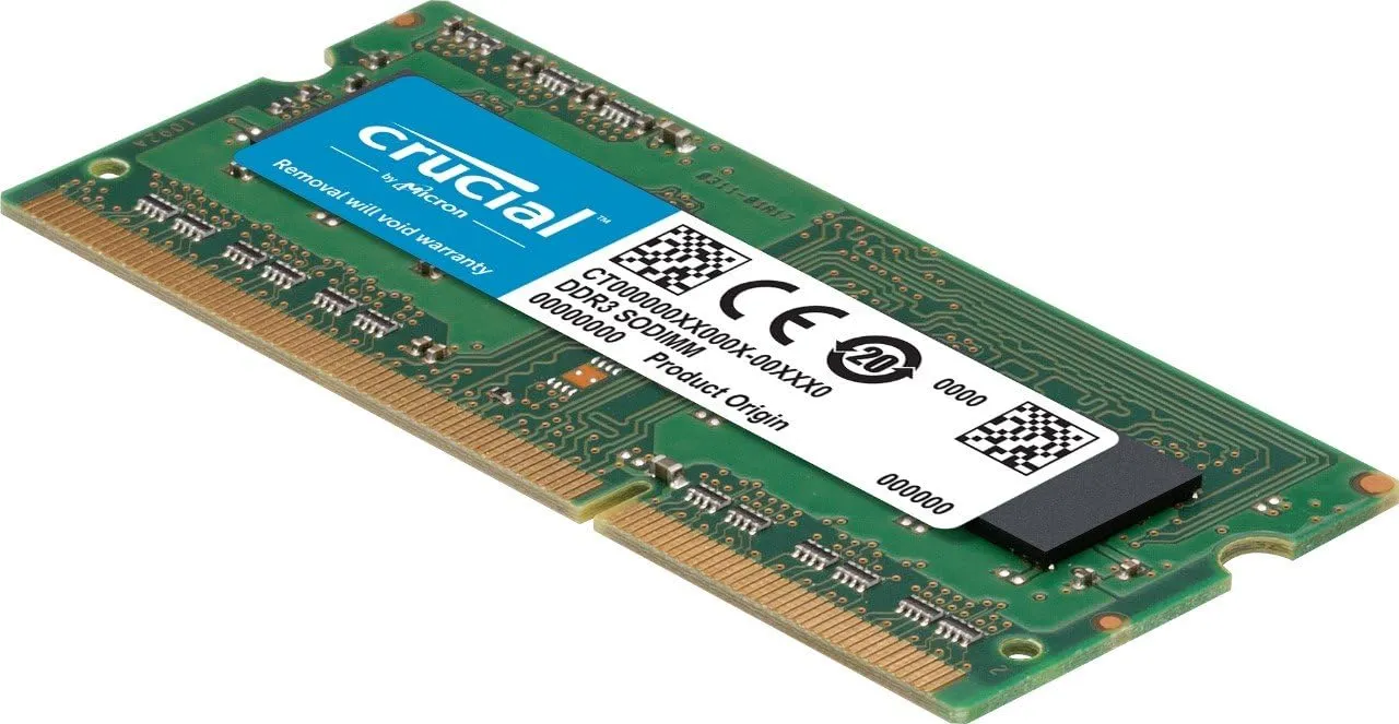 Crucial 16GB Kit (8GBx2) DDR3 1866 MT/s (PC3-14900) SODIMM 204-Pin Memory - CT2K102464BF186D