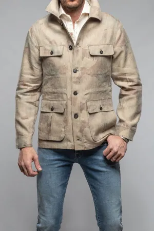 Cuervo Safari Jacket In Printed Canvas