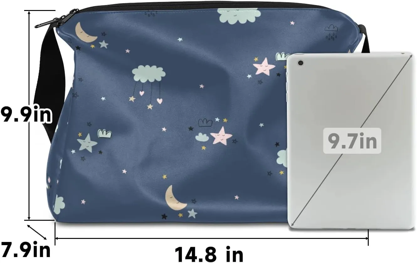 Cute Night Sky Nebula Small Gym Bag for Men Women Workout Sport Duffle Bag Waterproof Weekender Overnight Bag Lightweight Carry on Tote Bag Crossbody Shoulder Travel Bag for Swim Yoge Dance