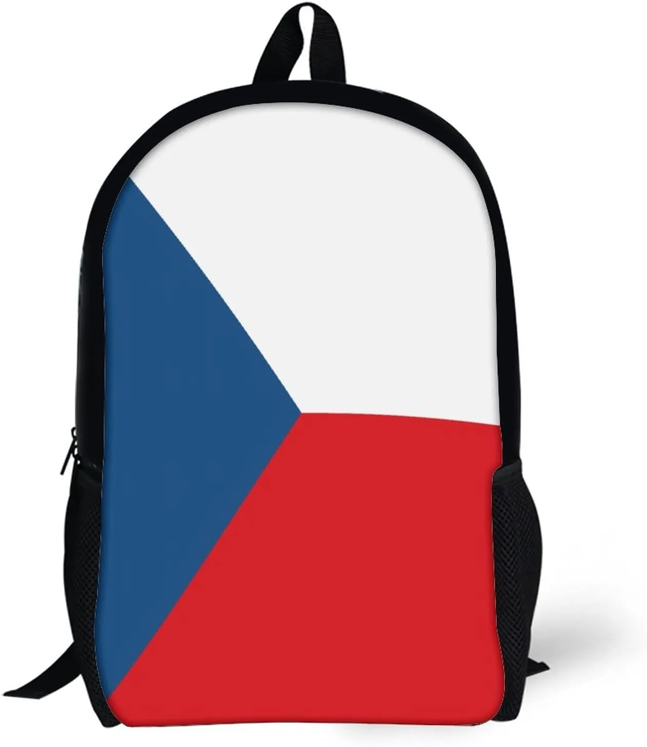 Czech Republic Flag Backpack with Adjustable Straps, Suitable for Travel Picnics Activities