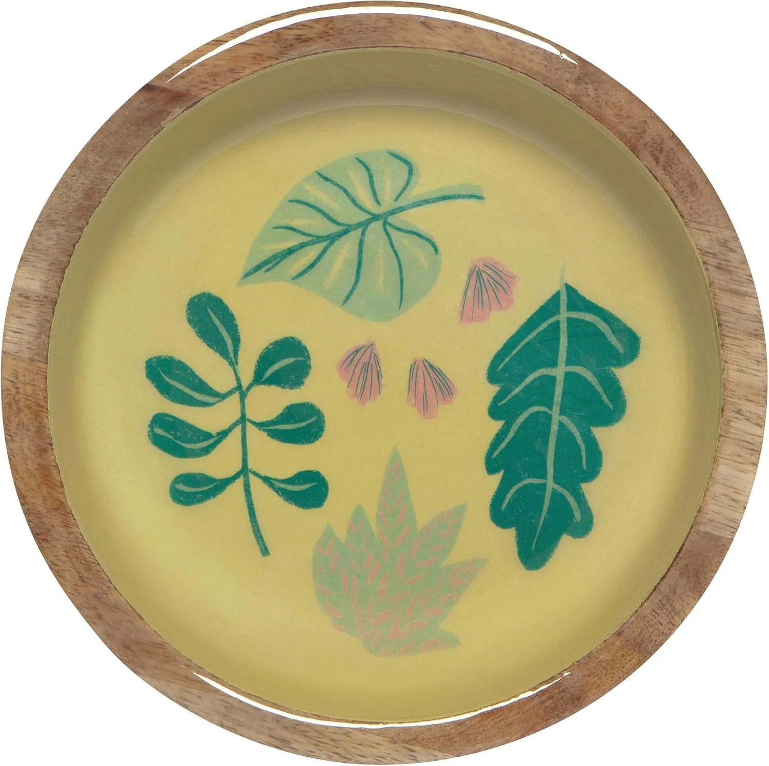 Danica Studio Haven Shallow Mango Wood Bowl, 6.25 inches DIA