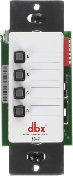 dbx ZC-7 Wall-Mounted Zone Controller