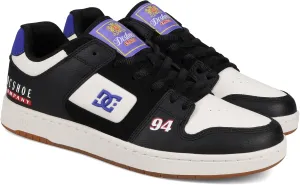 DC Men's Manteca 4 SE Skate Shoe, Black/Blue/Multi, 12