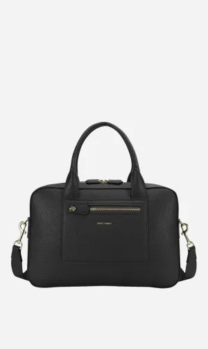 Deadly Ponies | Dual Zorro Briefcase - Black/Brass