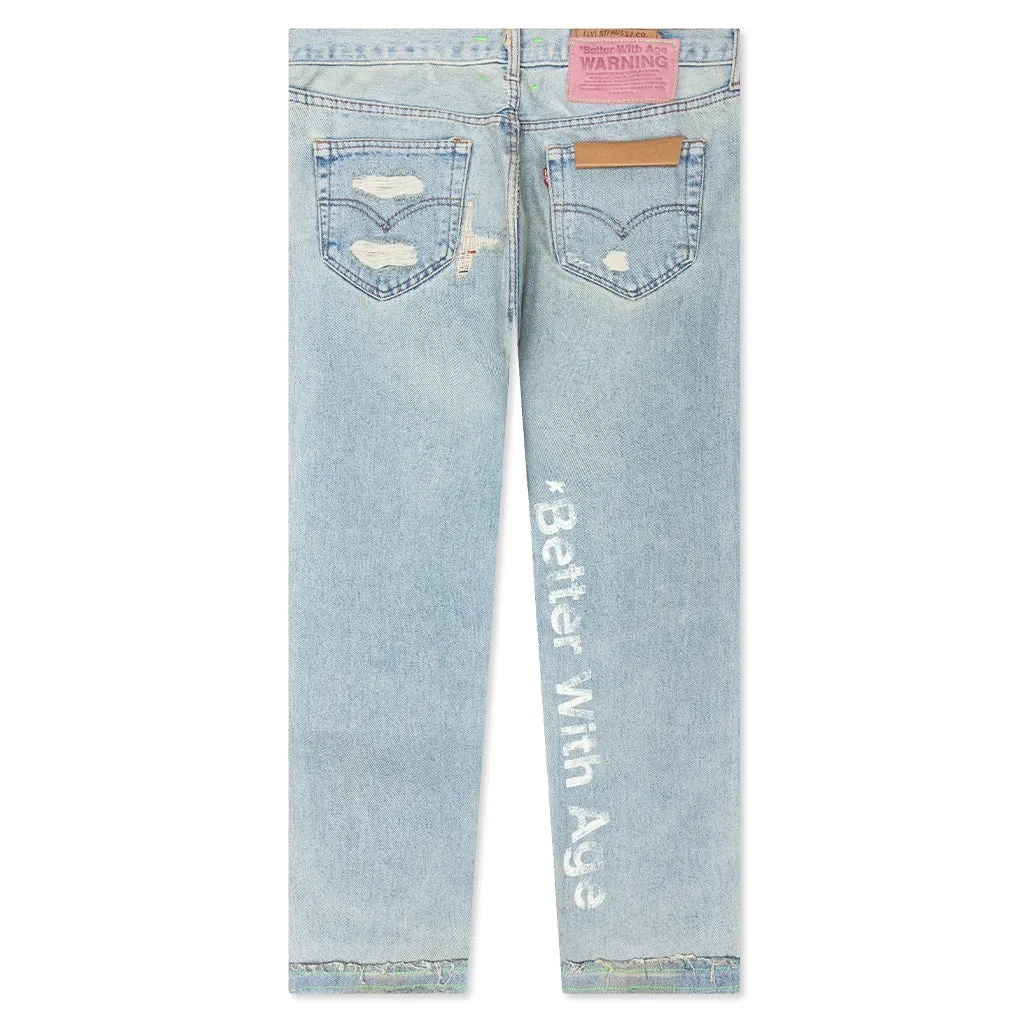 Denim Repair Pants - Indigo