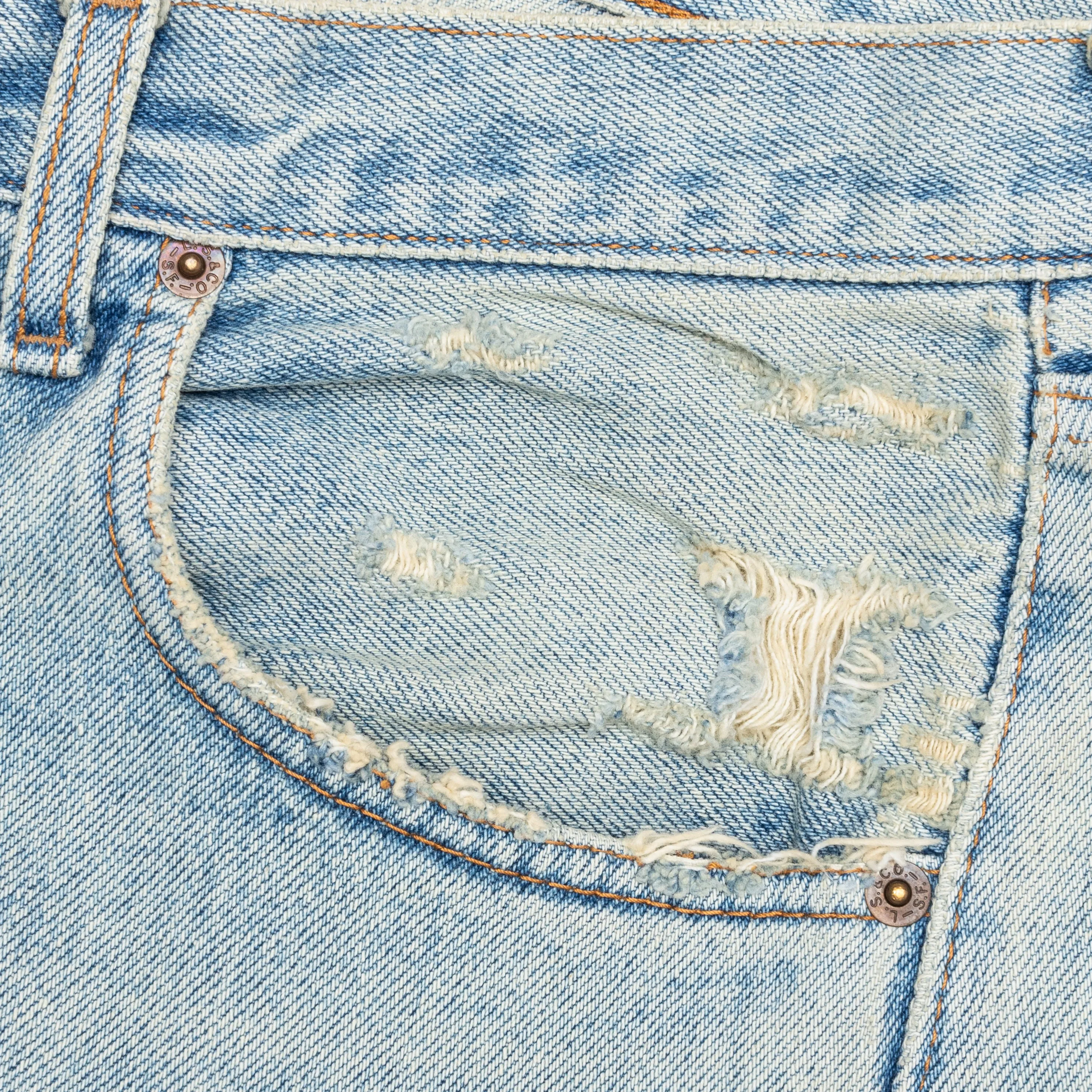 Denim Repair Pants - Indigo