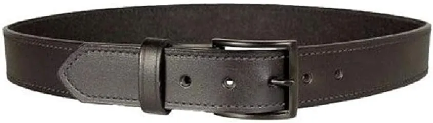 DeSantis 1.5" Everyday CCW Carry Belt - Leather Gun Belt for Men, Concealed Carry Heavy Duty Holster Belt, Designed for Law Enforcement - Black Leather, Size 42