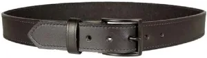 DeSantis 1.5" Everyday CCW Carry Belt - Leather Gun Belt for Men, Concealed Carry Heavy Duty Holster Belt, Designed for Law Enforcement - Black Leather, Size 42