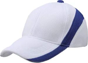 Descente C-714B Baseball Air Fit Cap, Mesh Material, Adjustable Size