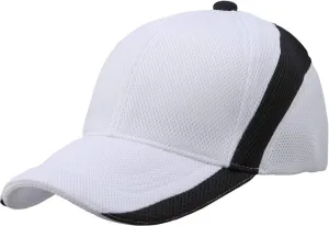 Descente C-714B Baseball Air Fit Cap, Mesh Material, Adjustable Size