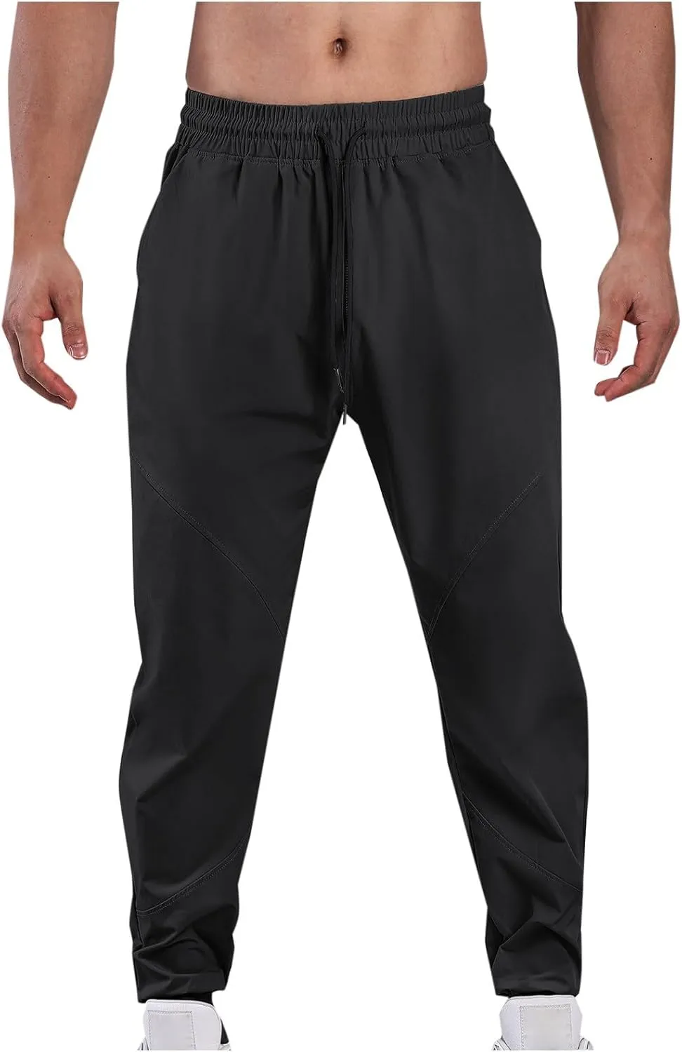 Designer Harem Jogger Pants for Men Baggy Casual Athletic Track Pants Drawstring Loose Fit Stylish Jogger Sportswear