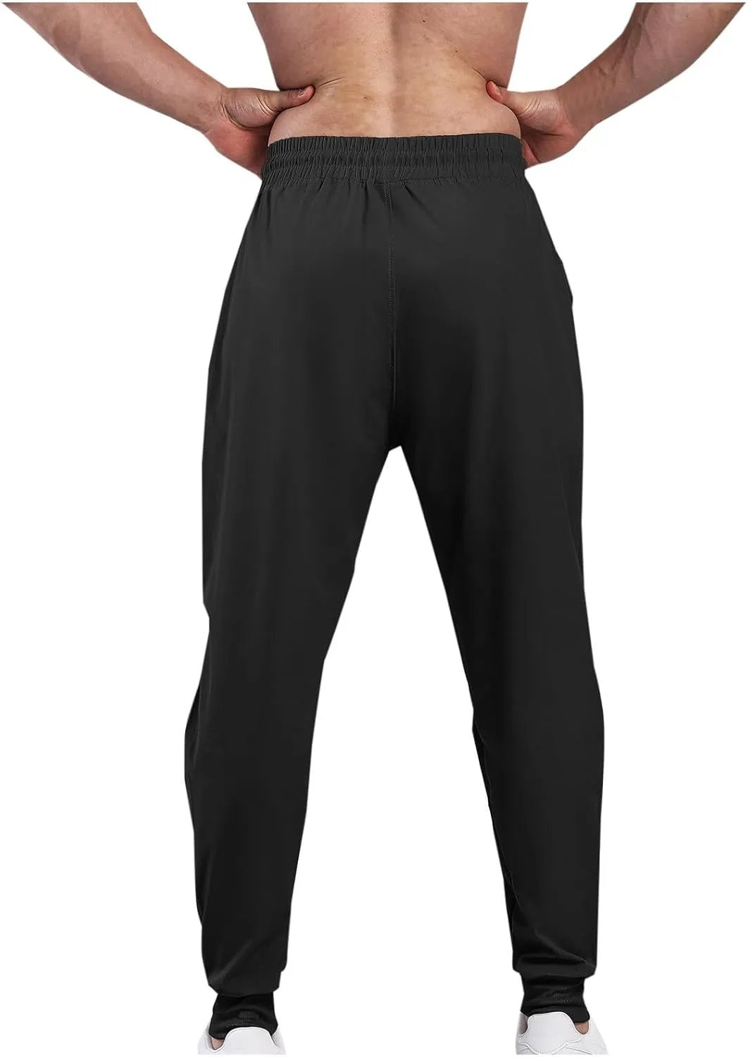 Designer Harem Jogger Pants for Men Baggy Casual Athletic Track Pants Drawstring Loose Fit Stylish Jogger Sportswear