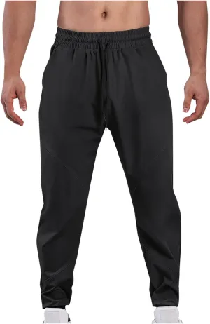 Designer Harem Jogger Pants for Men Baggy Casual Athletic Track Pants Drawstring Loose Fit Stylish Jogger Sportswear