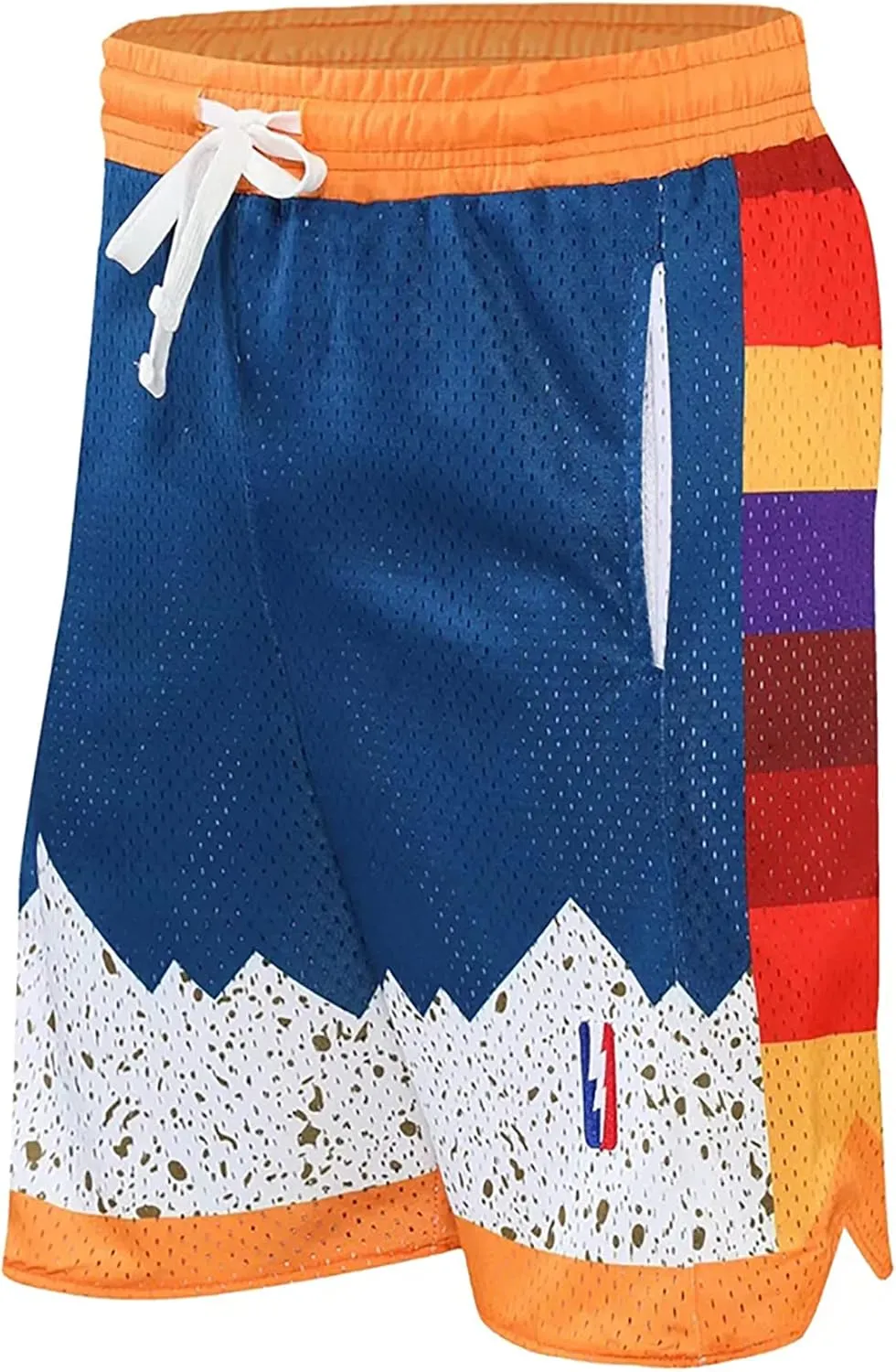 DIOTSR Mens Basketball Shorts Casual Retro Graphic Shorts Athletic Running Shorts Streetwear Designer Shorts with Pockets