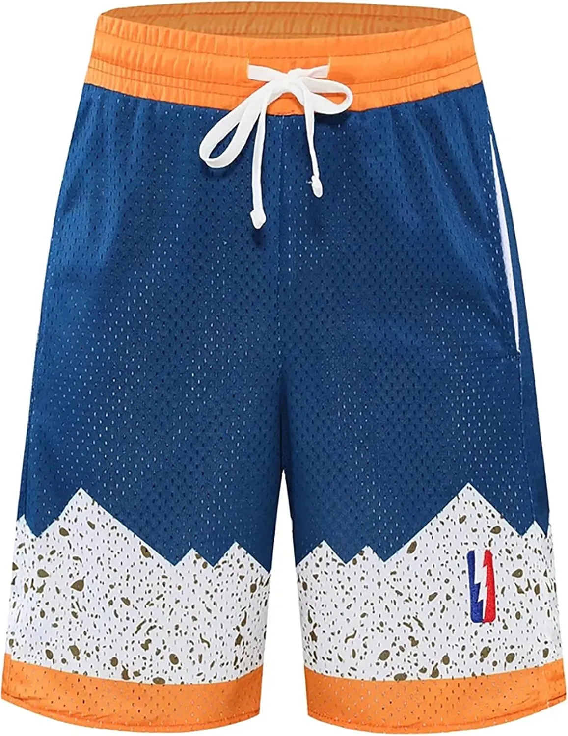 DIOTSR Mens Basketball Shorts Casual Retro Graphic Shorts Athletic Running Shorts Streetwear Designer Shorts with Pockets