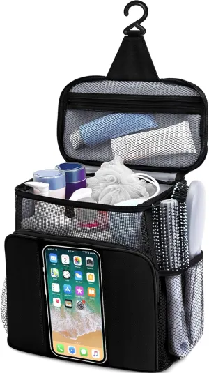Dorm Room Essentials for Guys, Quick Dry Mesh Shower Caddy, Travel Toiletry Bag for Men and Women, Travel Cruise Camping Essentials 2025, Large Makeup Organizer for Full-Sized Toiletries Gifts for Men