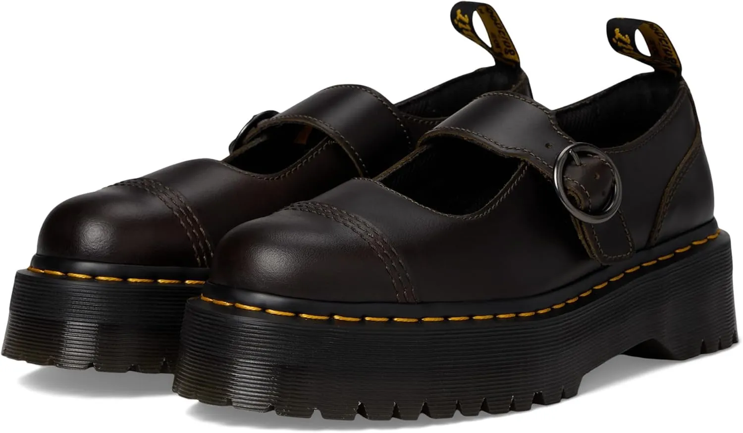 Dr. Martens Women's Addina Leather Platform Shoes