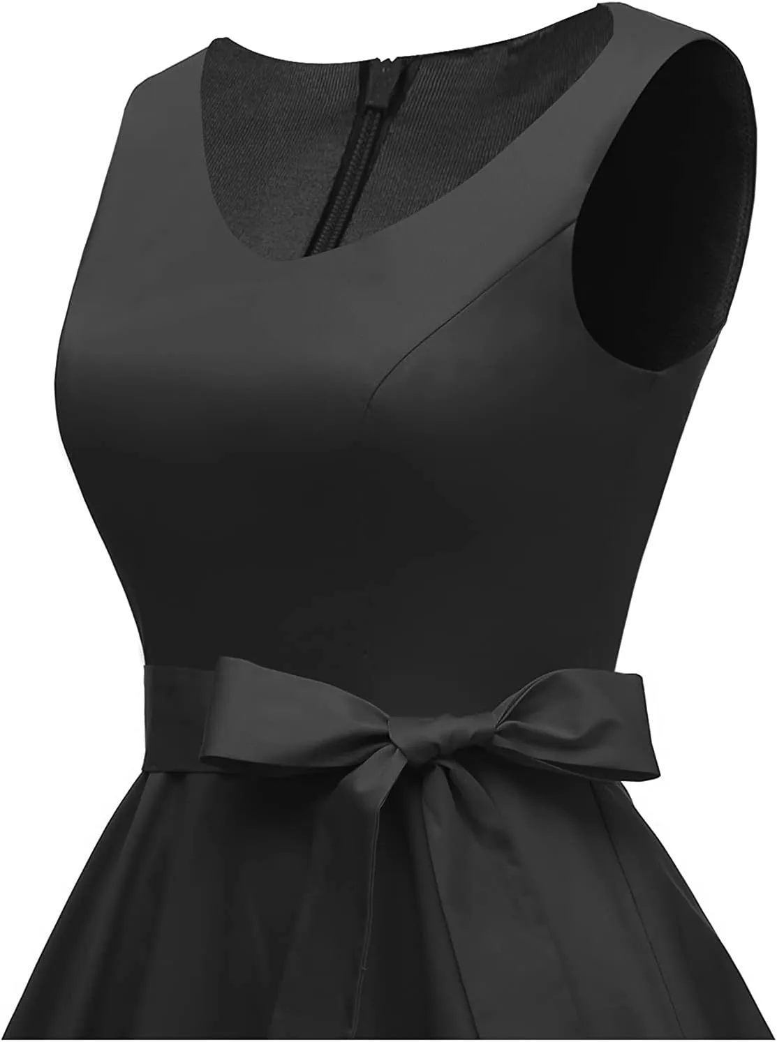 Dressever Women's 50s 60s Vintage Sleeveless Cocktail Party Dress with Pockets