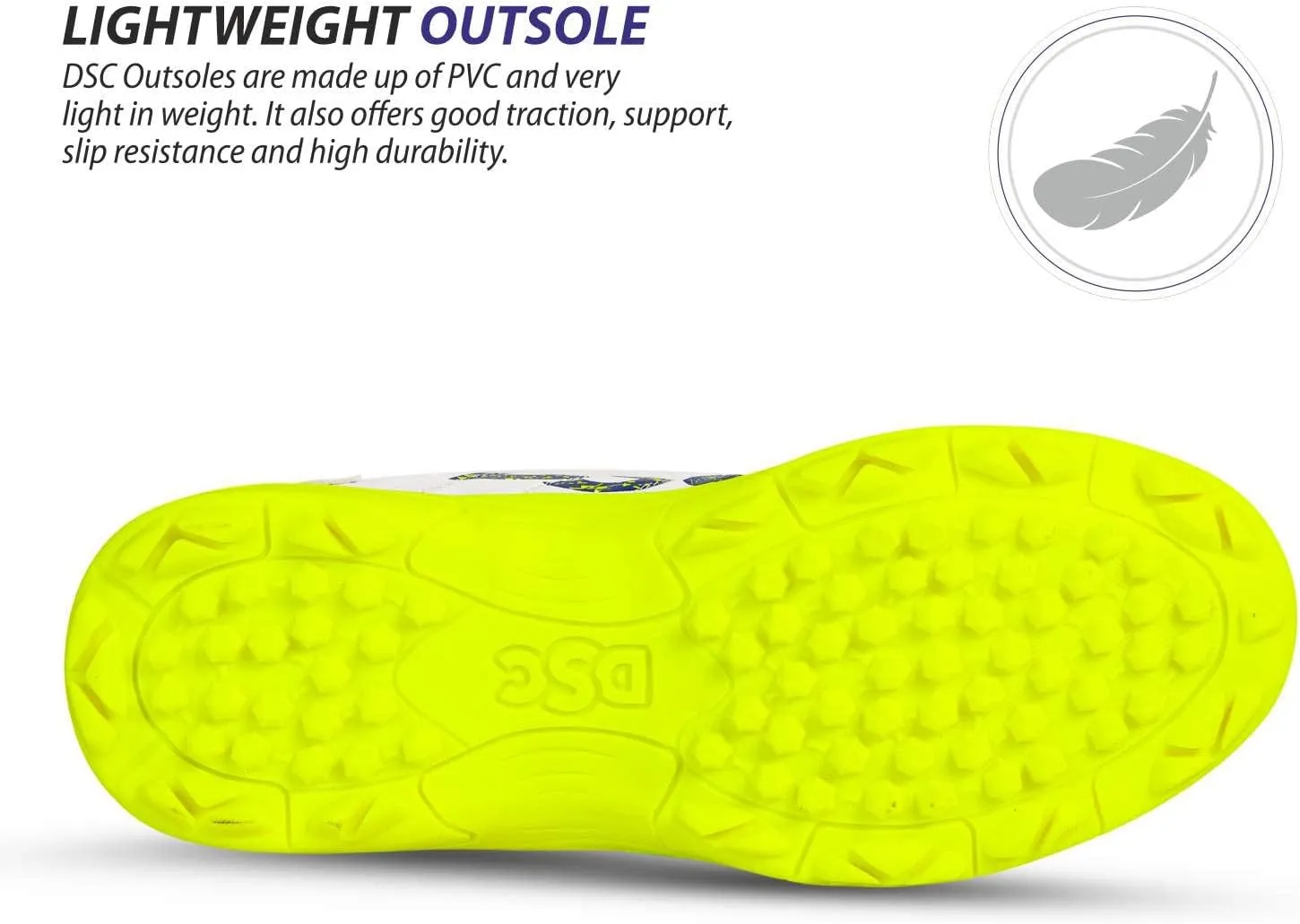 DSC Beamer Cricket Shoe | Material: Polyvinyl Chloride | Long Lasting Performance | Breathable Mesh for Improving Performance | for Mens & Boys