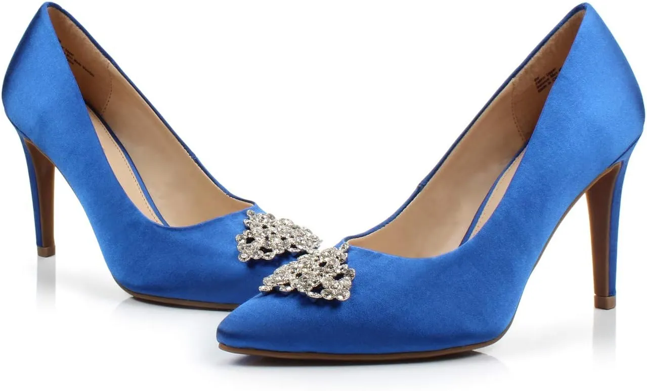 DUNION Women's Appoint Pointed Toe High Heel Dress Pump Stiletto Evening Party Wedding Shoes