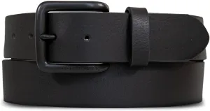 Eddie Bauer Men's Leather Belt | Casual | Everyday | Jeans | Trousers | Chinos | Metal Buckle