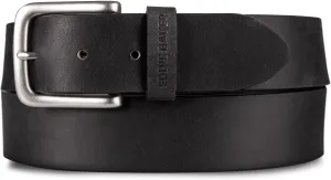 Eddie Bauer Men's Leather Belt | Casual | Everyday | Jeans | Trousers | Chinos | Metal Buckle