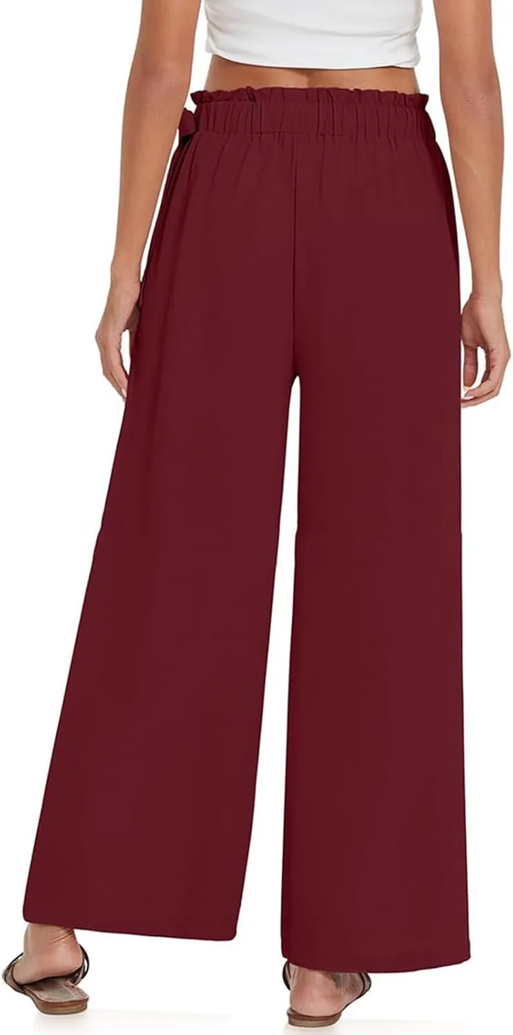 Elastic Waist Pants for Women Cotton Pants and Linen Explosion Loose Trousers Female Linen Pants for Women Petite Short