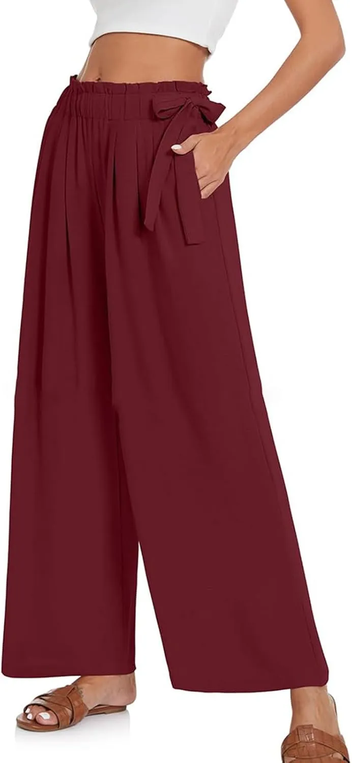 Elastic Waist Pants for Women Cotton Pants and Linen Explosion Loose Trousers Female Linen Pants for Women Petite Short