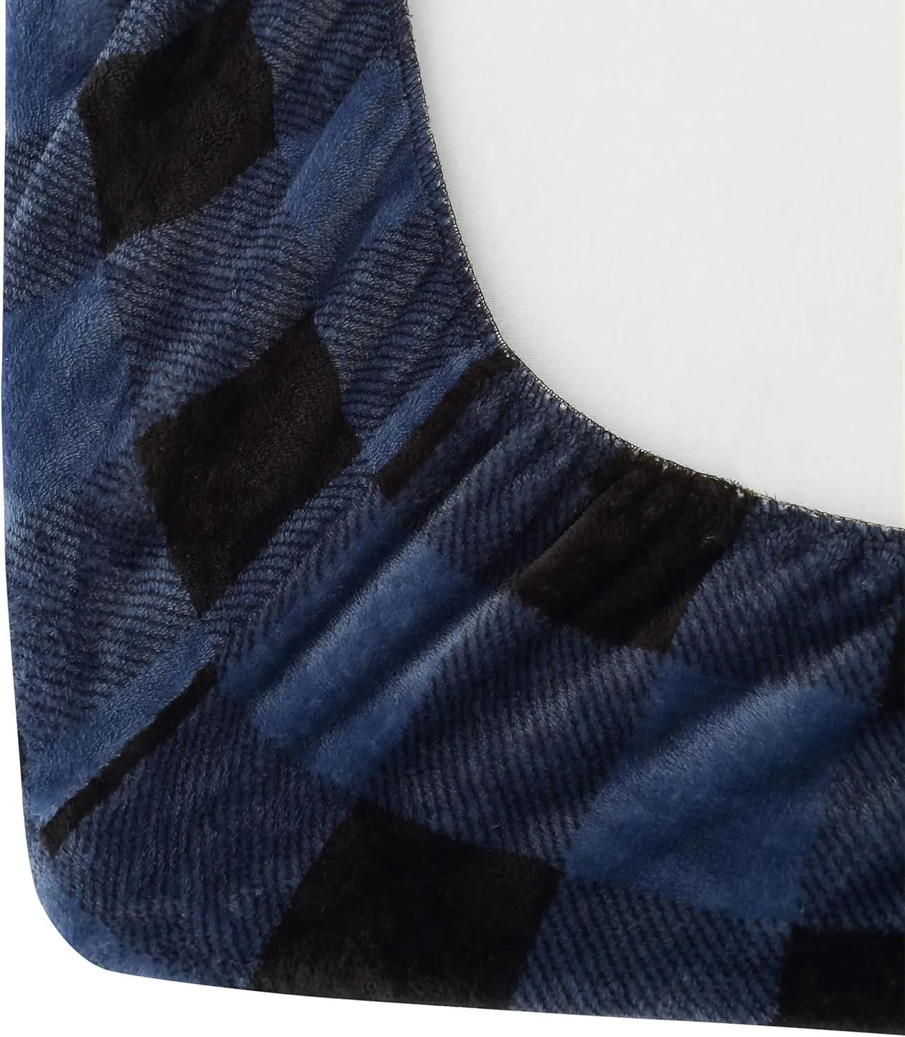 Elegant Comfort Luxuriously Soft 4-Piece Velvet Plush Flannel Sheet Set - Premium Quality - Cozy Warm, Anti-Static, Non Pilling Fuzzy Velvet Flannel Fleece Deep Pocket Sheet Set - King, Buffalo Blue