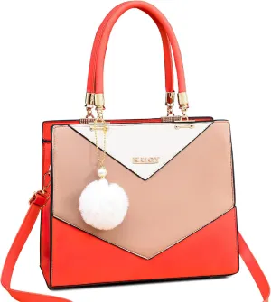 Elegant Ladies Handbag V Shape Womens Shoulder Bag Casual Messengerbag