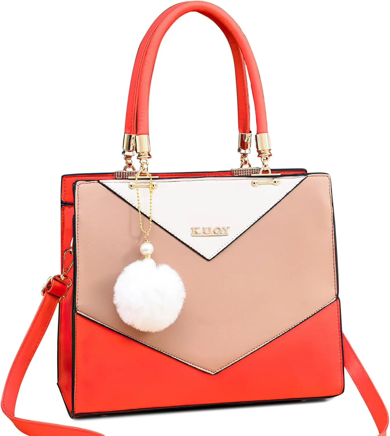 Elegant Ladies Handbag V Shape Womens Shoulder Bag Casual Messengerbag
