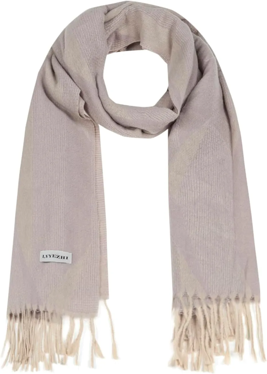 Elegant oversized shawl scarf Cashmere feel blanket scarf