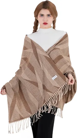 Elegant oversized shawl scarf Cashmere feel blanket scarf