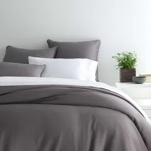 Essential Sateen White Pillowcases, Standard Size, White Solid Pattern