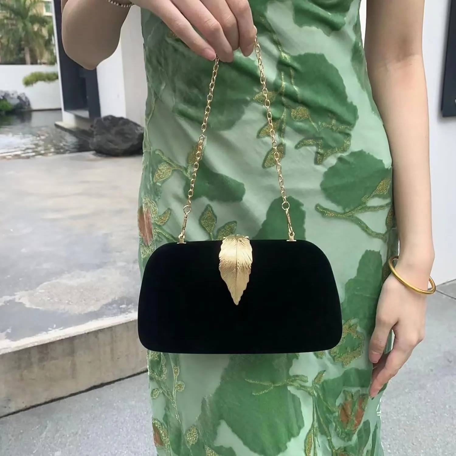 Evening Bag Small Clutch Purses Leopard Purse Formal Wedding Handbag for Women Fashion Crossbody Bags With Chain