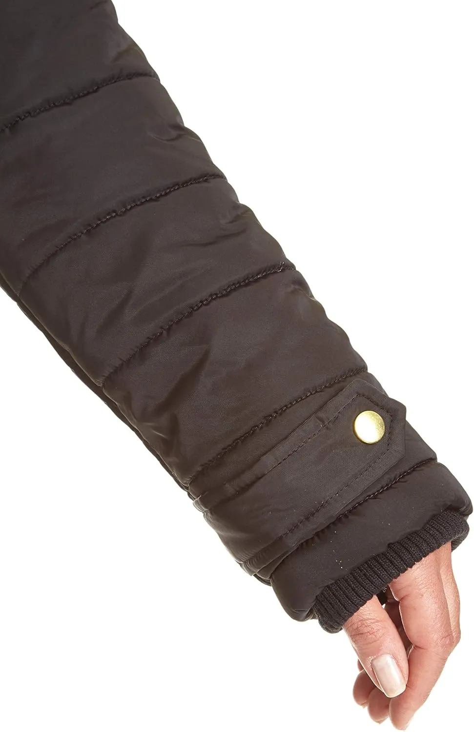 Excelled Women's 3/4 Length Hooded Puffer Jacket