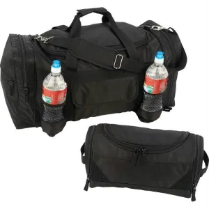 Extreme Pak 2pc Gym Bag Set- Tote toiletry